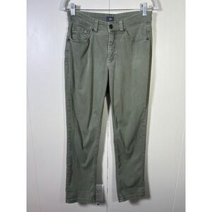 MAC Melanie Straight Leg Pants Olive Green Size 38/34 German Design Utility